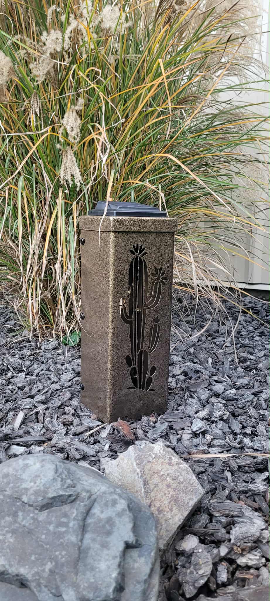 Cactus Solar Light Lantern Column